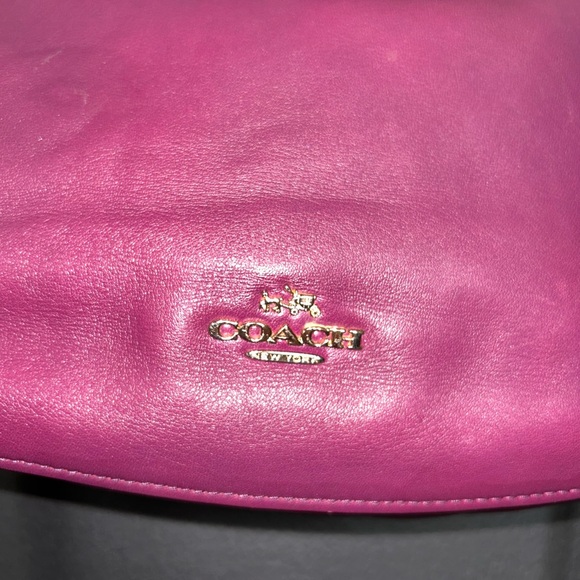 Coach Chelsea, 2way Smooth Purple Calf Leather Bag (2015) - 37018 - Picture 3 of 16